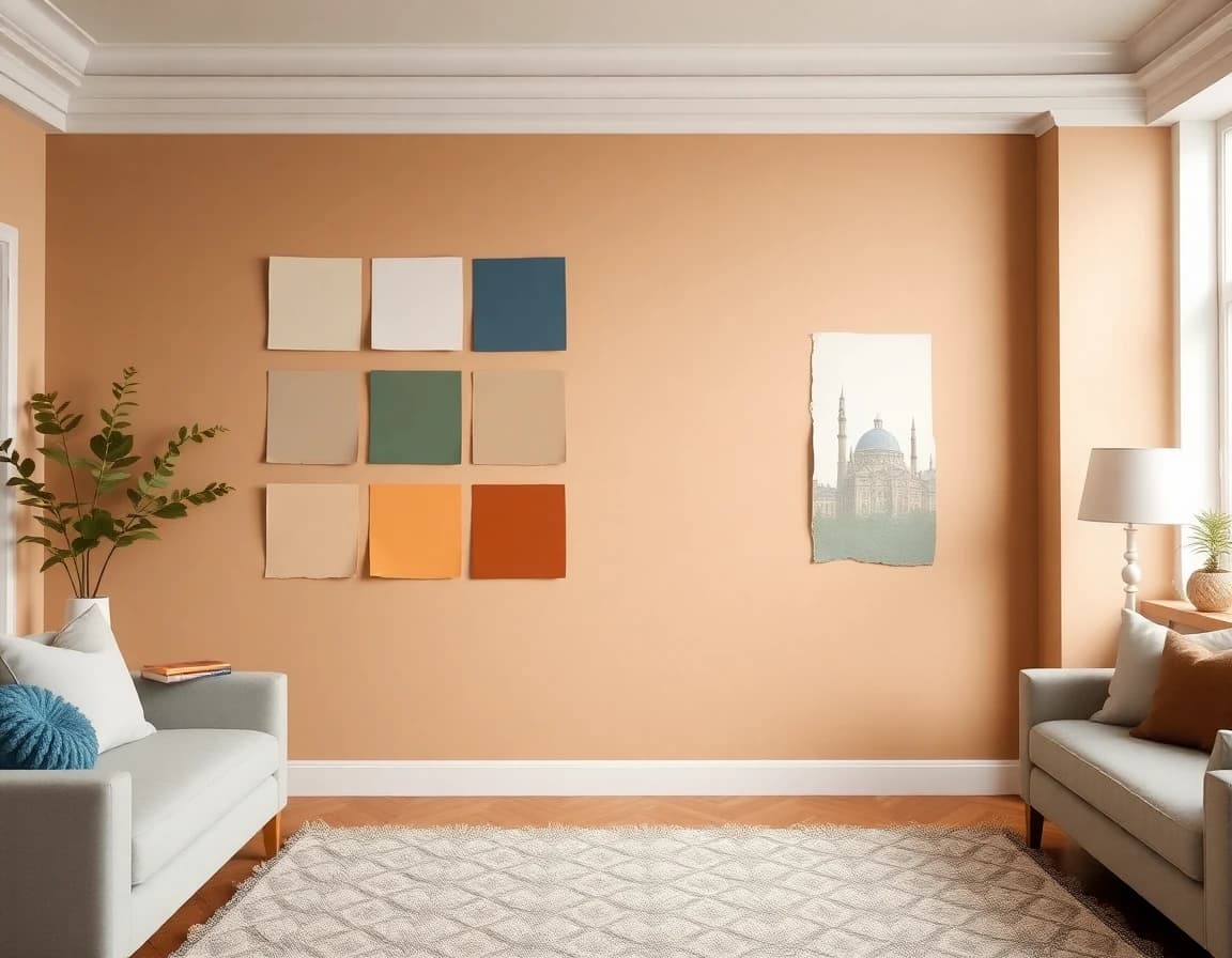 Preview Colors & Materials - AI Room Design App feature